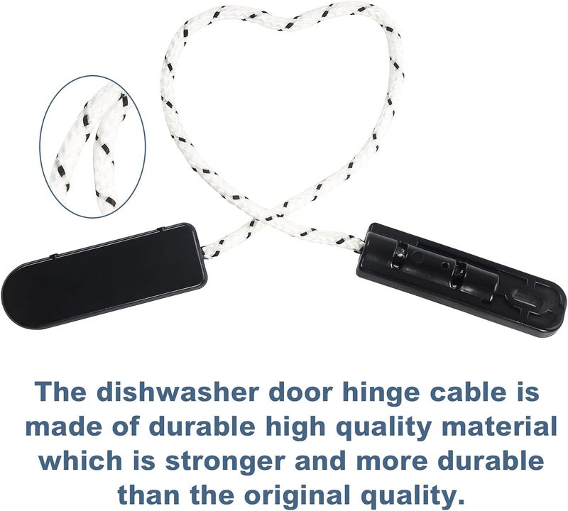 RO6G 4933DD3001B Dishwasher Door Hinge Cable Compatible with LG Dishwashers 6026050 AP4511304 4933DD3001A PS3524406 LDF6920ST LDF7774ST LDF7551ST - 2 Pack - Image 2